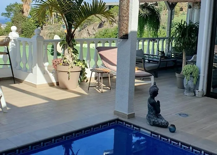 Taoro - Privater Pool Mit Sonnenuntergang & Meerblick Bis Nach La Palma - Ruhige & Zentrale Lage Апартаменты *