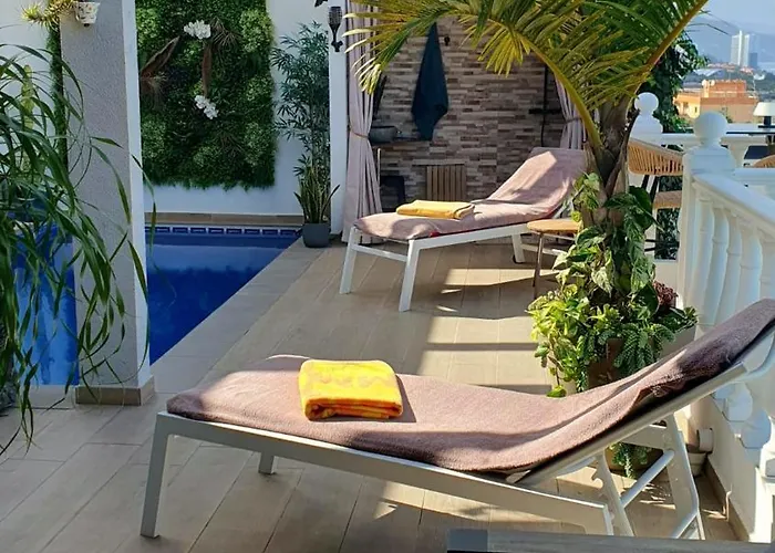 アパート Apartamento Taoro - Private Pool & Sunset Sea View プエルト・デ・ラ・クルス